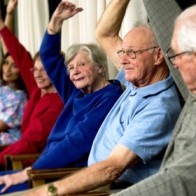 Seniors exercising